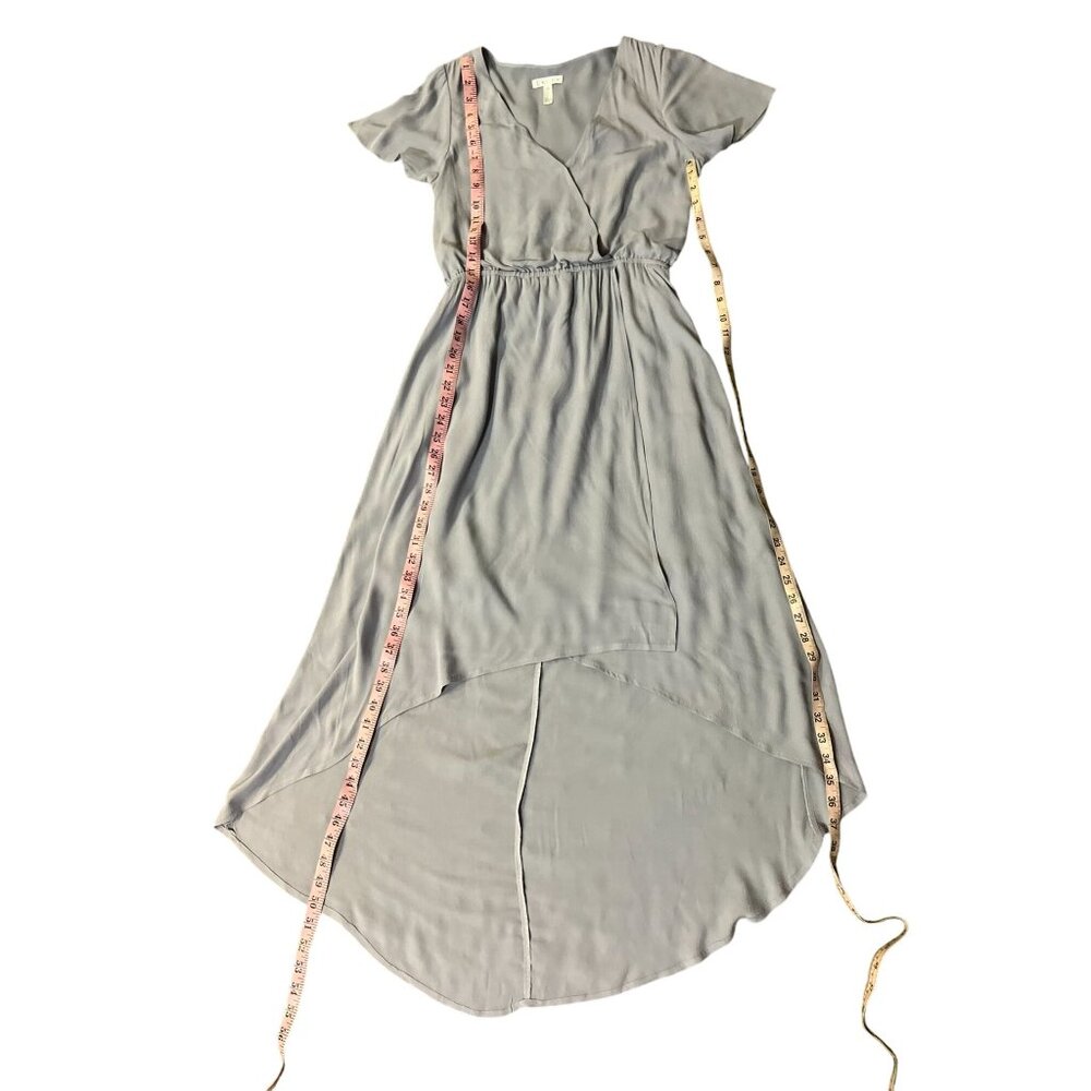 Leith Dress Womens XS Light Purple Hi Low Surplice Lined Used No Belt - Picture 8 of 10